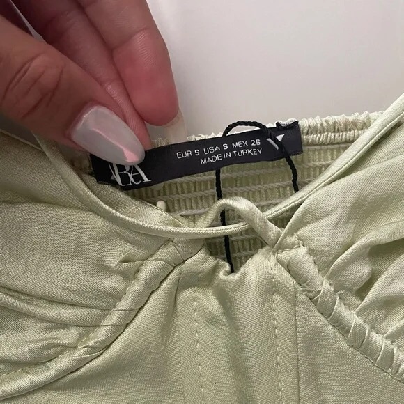 Zara satin corset cropped top - Picture 7 of 17